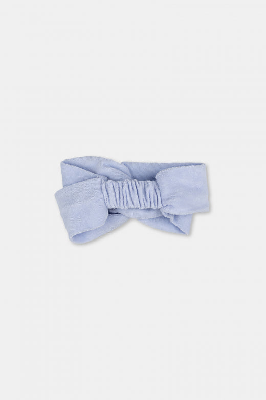 Frottee-Haarband für Babys, hellblau