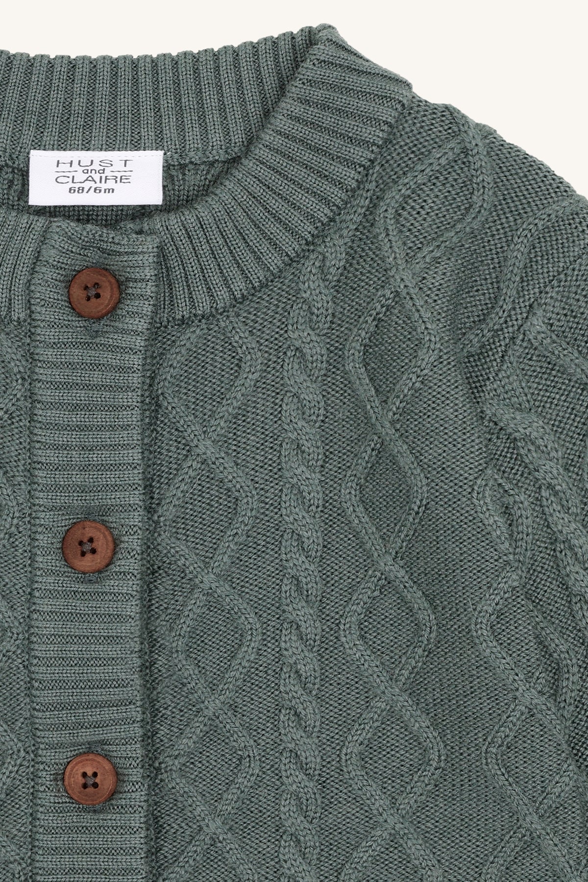 Hust & Claire Curi Wollstrickjacke aus 100% Wolle im Bärechind