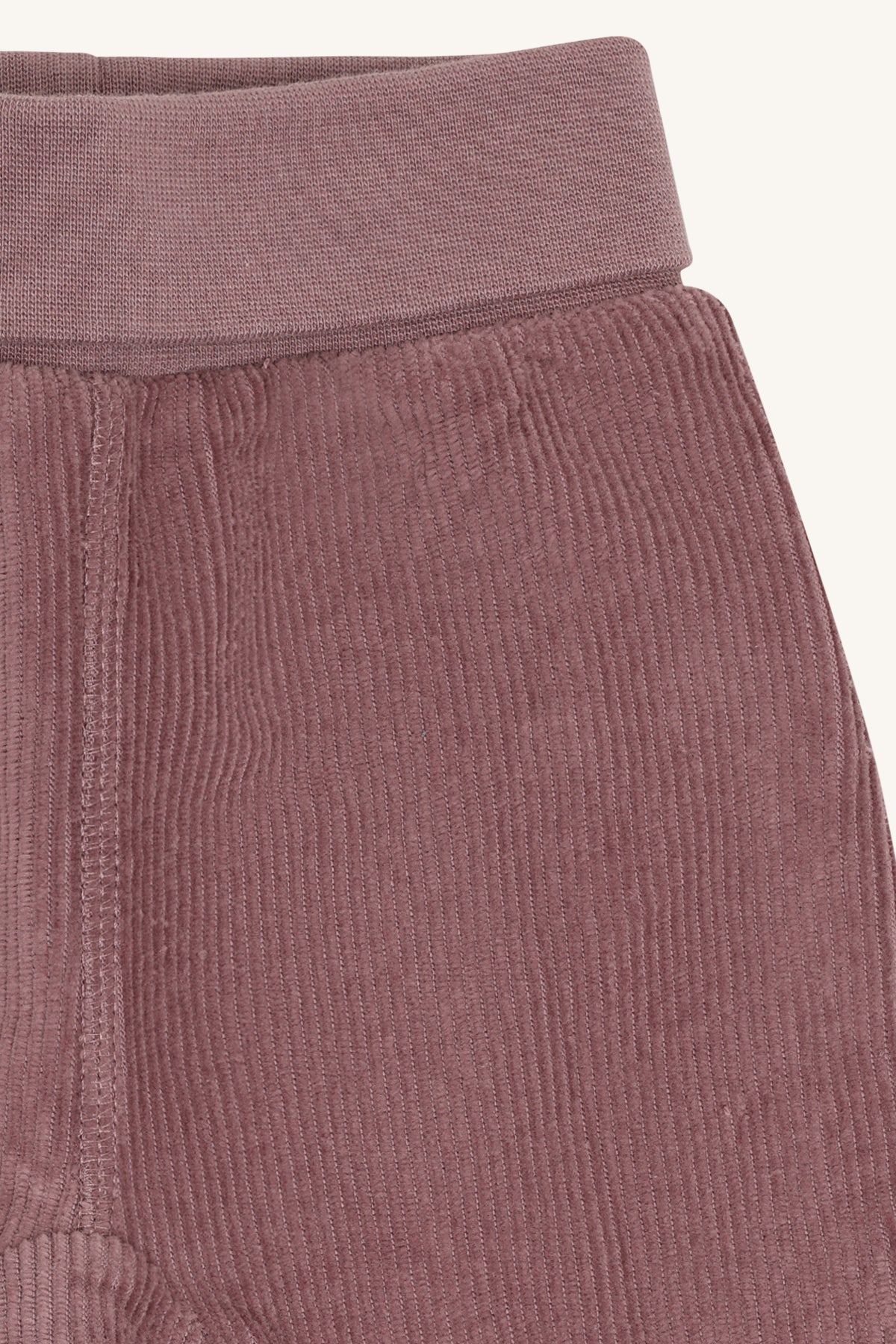 Bärechind Hust & Claire Gabe Bundhose Plum, Detailansicht Bund