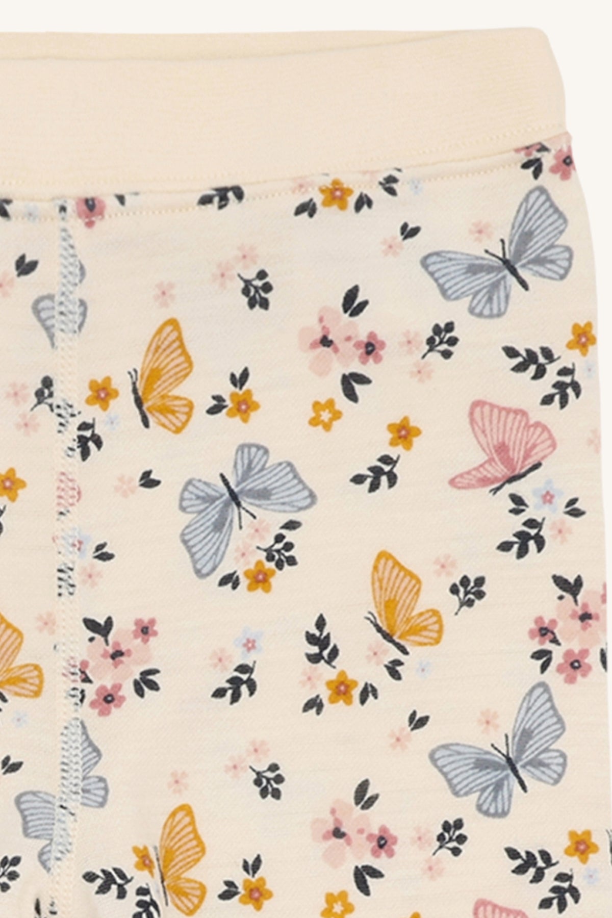 Bärechind Kinderleggings von Hust & Claire mit Schmetterlingsprint, Detailansicht
