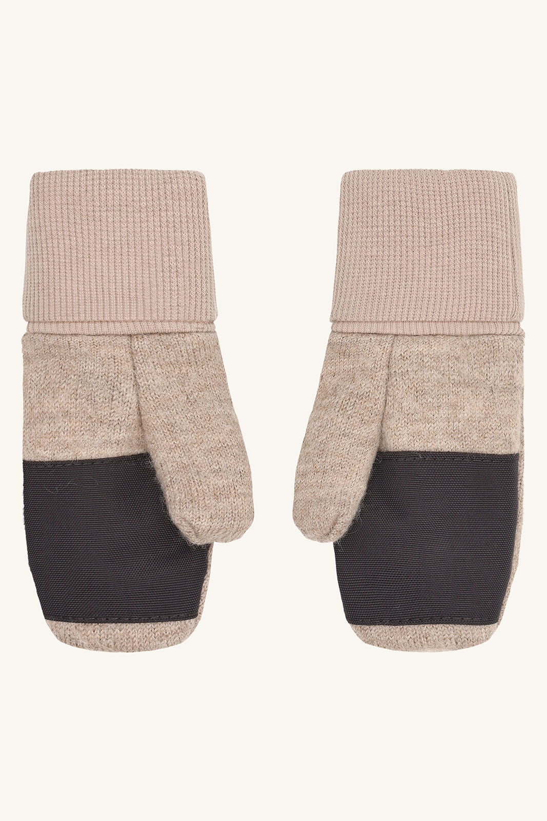 Hust&Claire Felix Wollwalk Handschuhe Biscuit mit Softshell-Verstärkung und Baumwollfutter bei Bärechind Winterthur, Zürich, Schweiz.