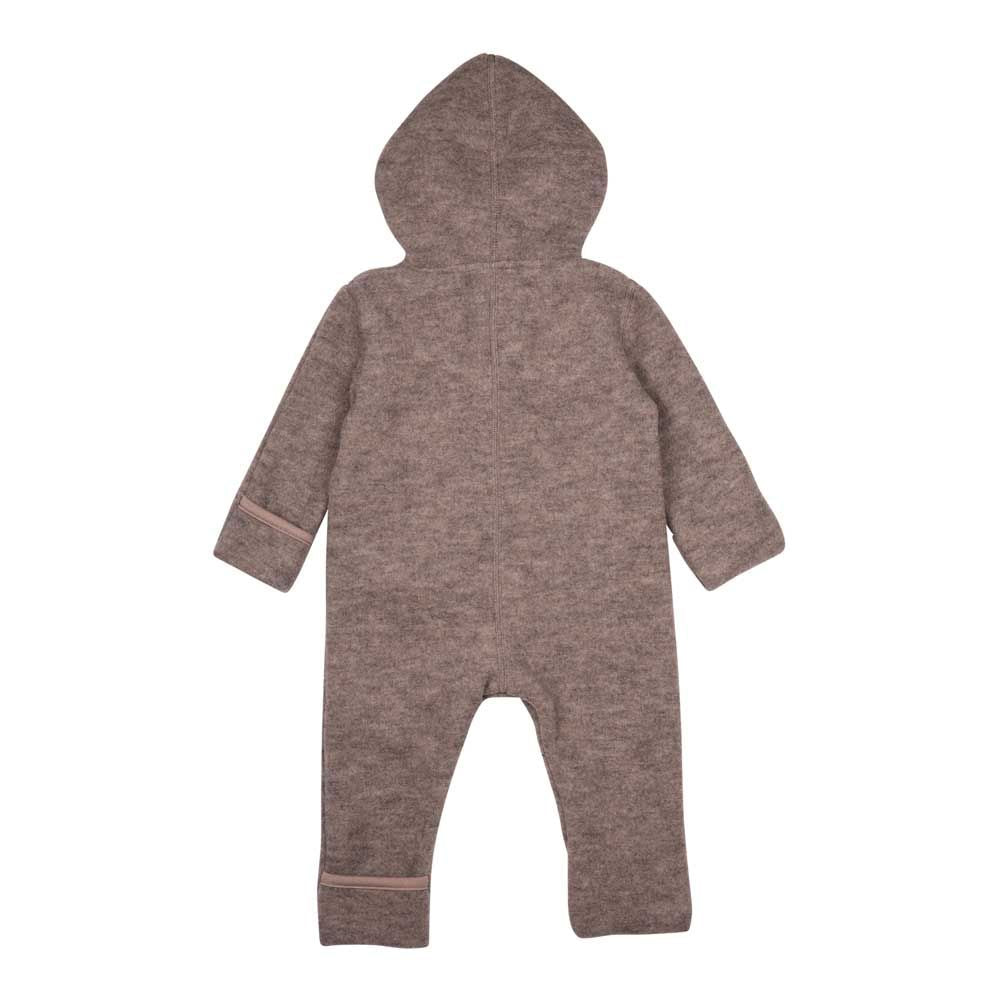 Baby-Overall Fleece, stein-grau