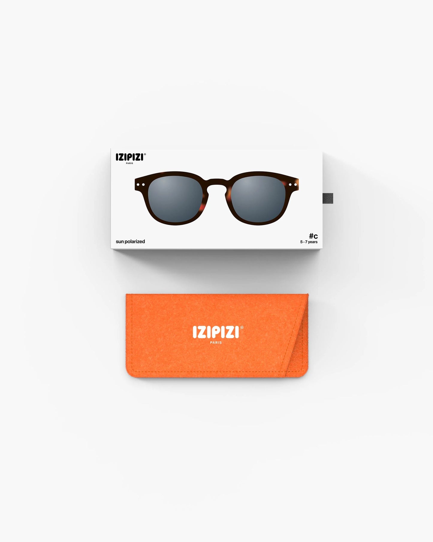 Detailansicht der IZIPIZI Kindersonnenbrille in Tortoise