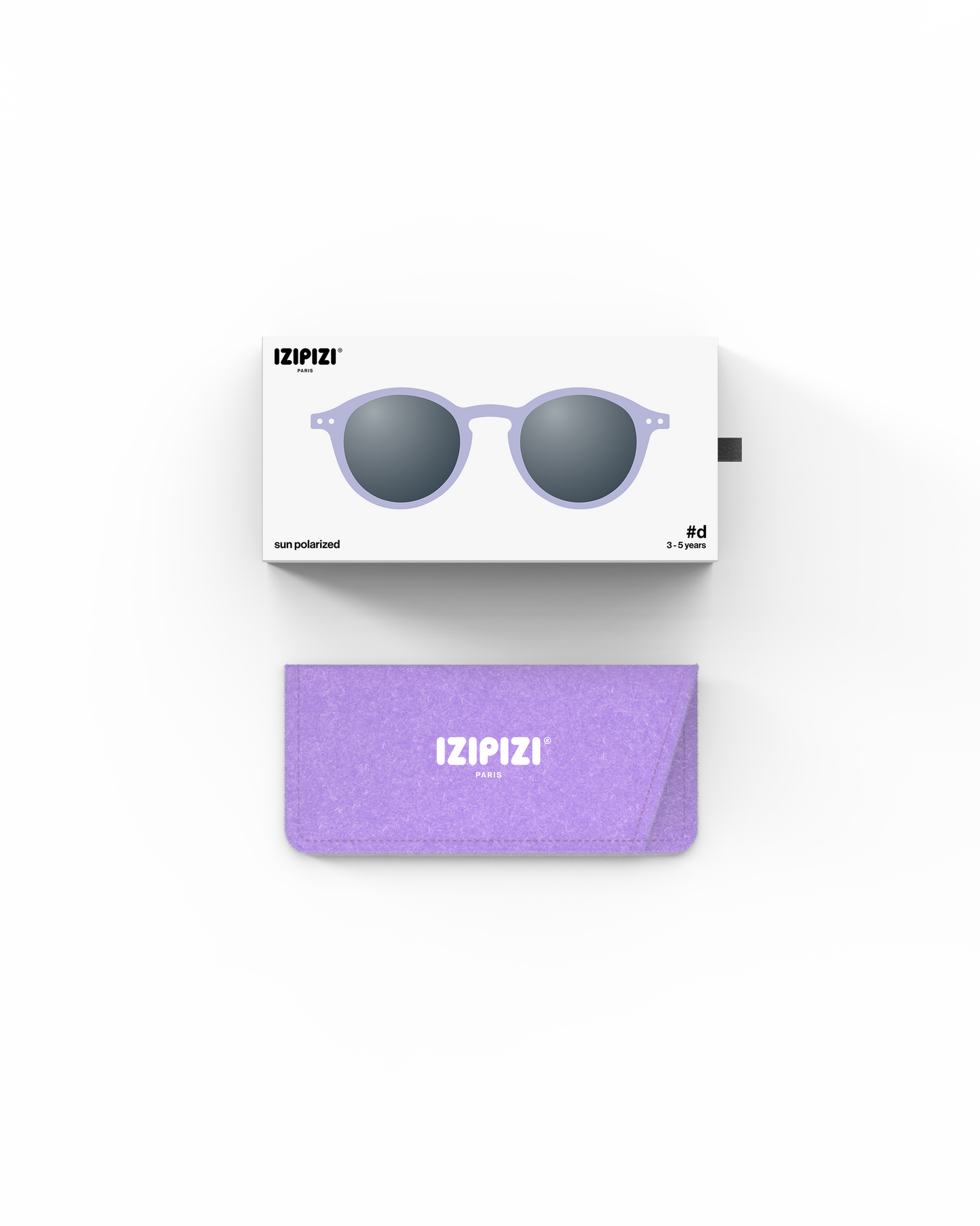 IZIPIZI Kinder Sonnenbrille Lavender mit Etui und Verpackung für 3–5 Jahre – erhältlich bei Bärechind Winterthur Zürich Schweiz