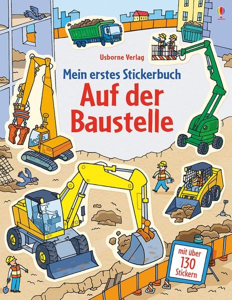 Mein erstes Stickerbuch auf der Baustelle