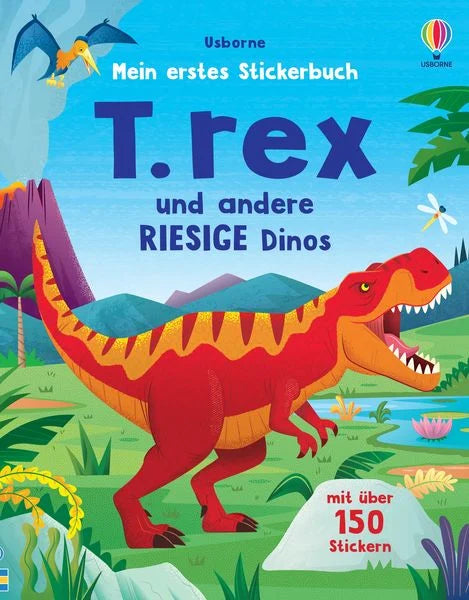 Mein erstes Stickerbuch, T.rex und andere riesige Dinos