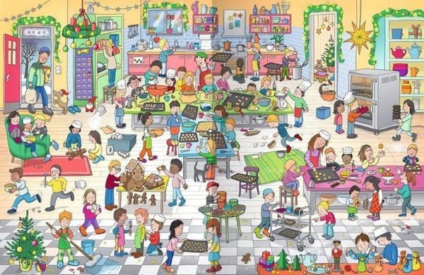 Einblick in das Buch Mein grosses Wimmelbuch Weihnachten von Gisa Borchers