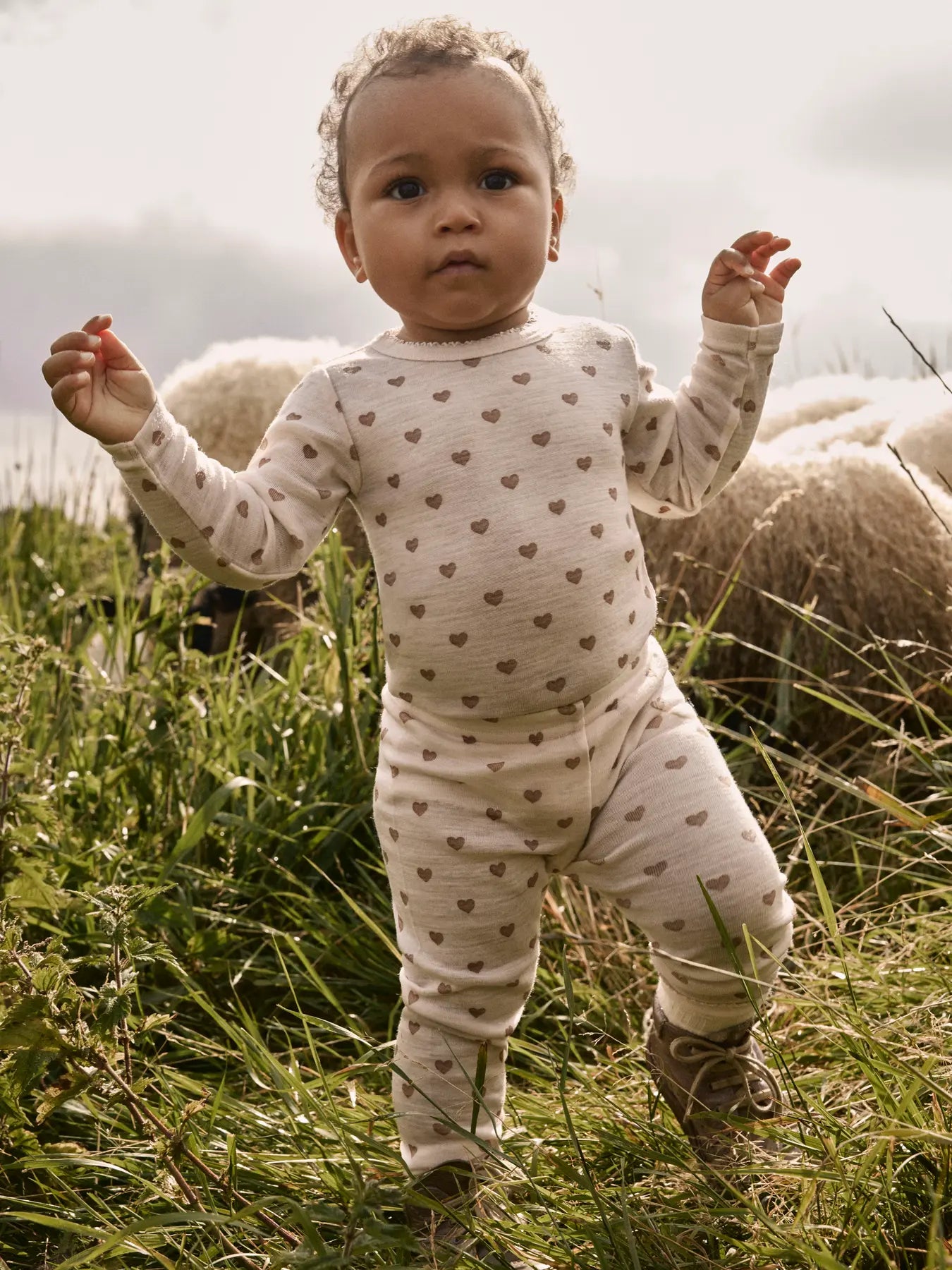 Bärechind Lil'Atelier Merino Baby-Legging, getragen