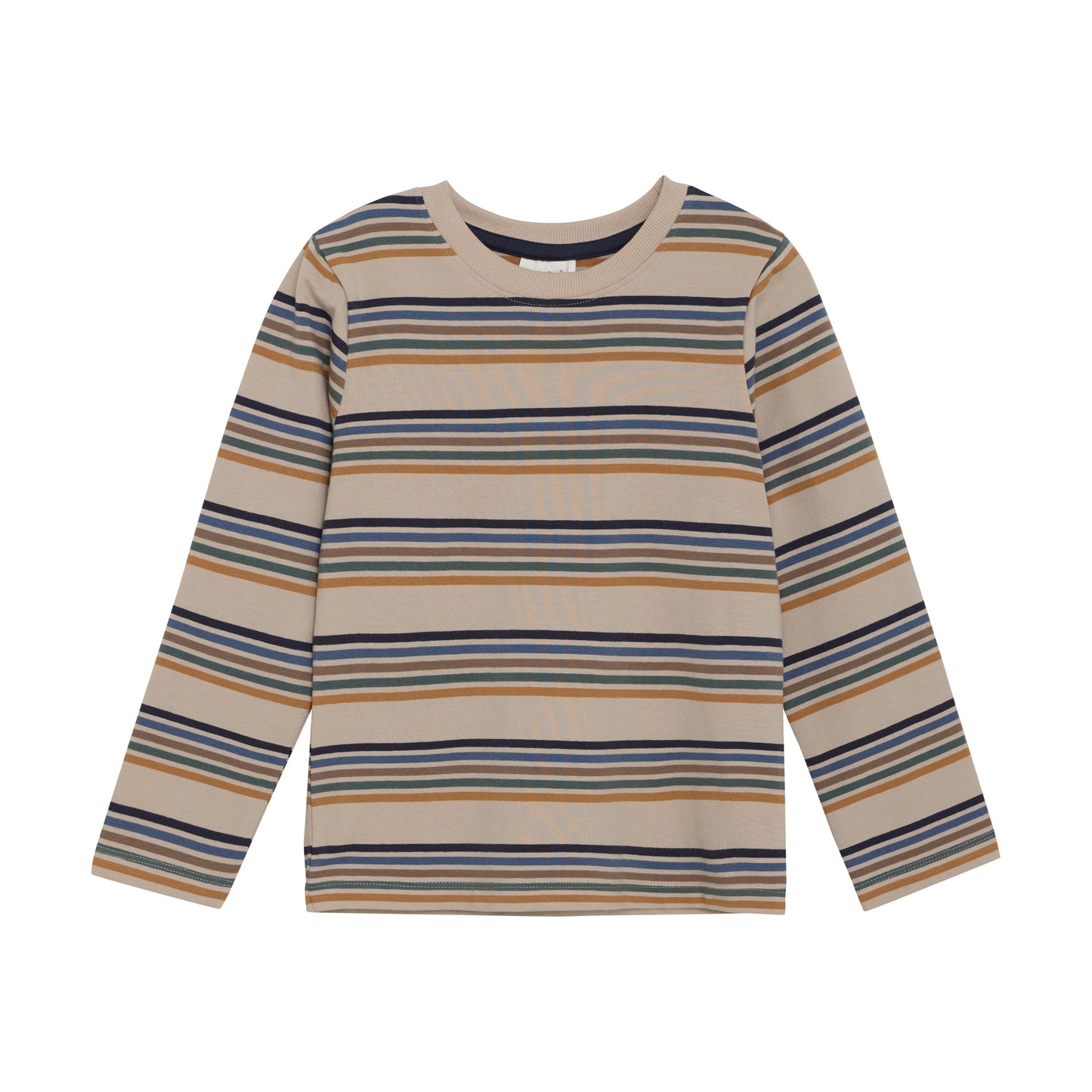MINYMO Langarmshirt aus Baumwolle mit Streifen, Vorderseite – erhältlich bei Bärechind in Winterthur, Zürich, Schweiz.