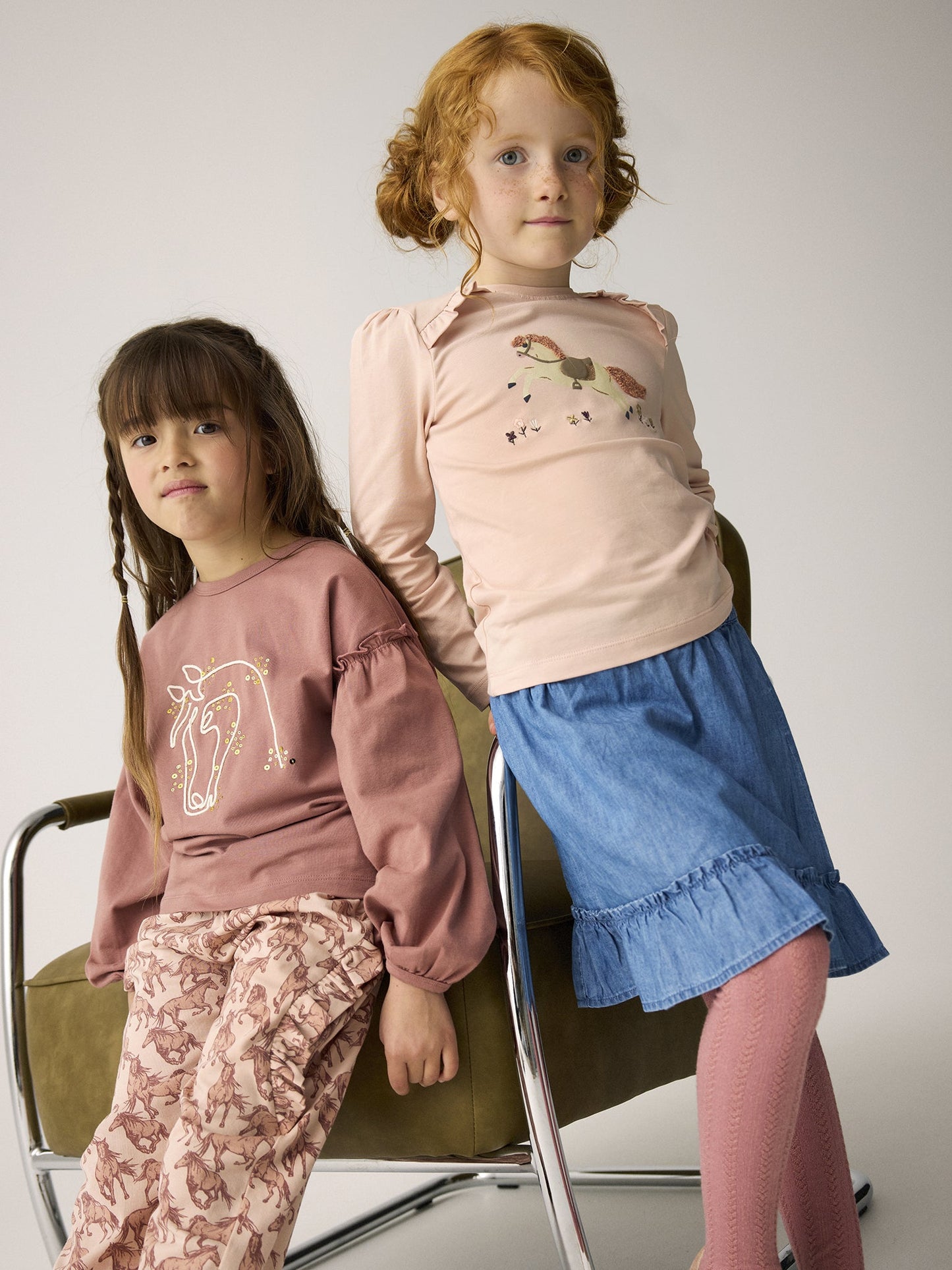 Kinder tragen Minymo Langarmshirt in Burlwood