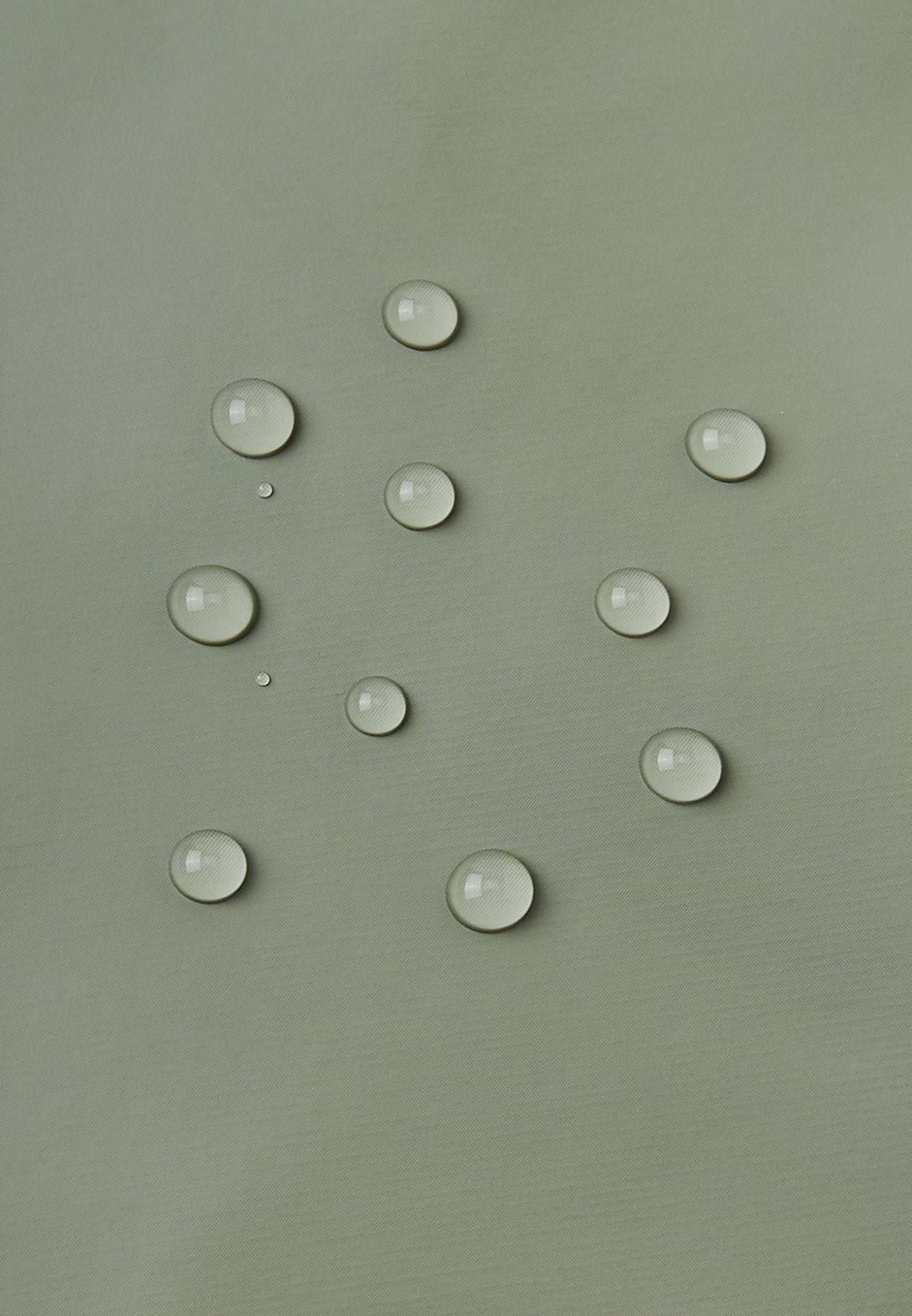 Detail wasserabweisendes Material Reima Regenhut Rainy Greyish Green