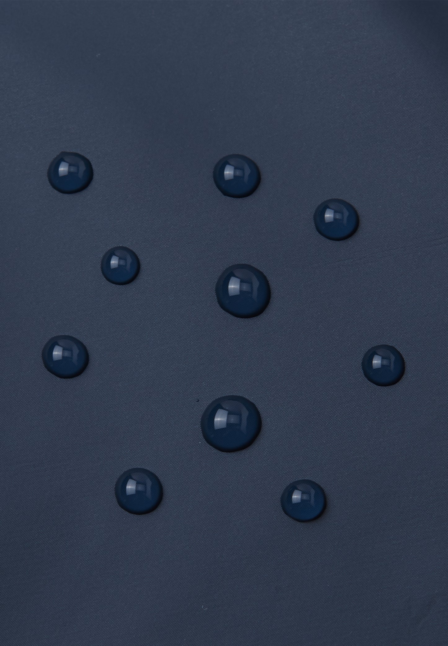 Detail wasserabweisendes Material Reima Regenhut Rainy Navy