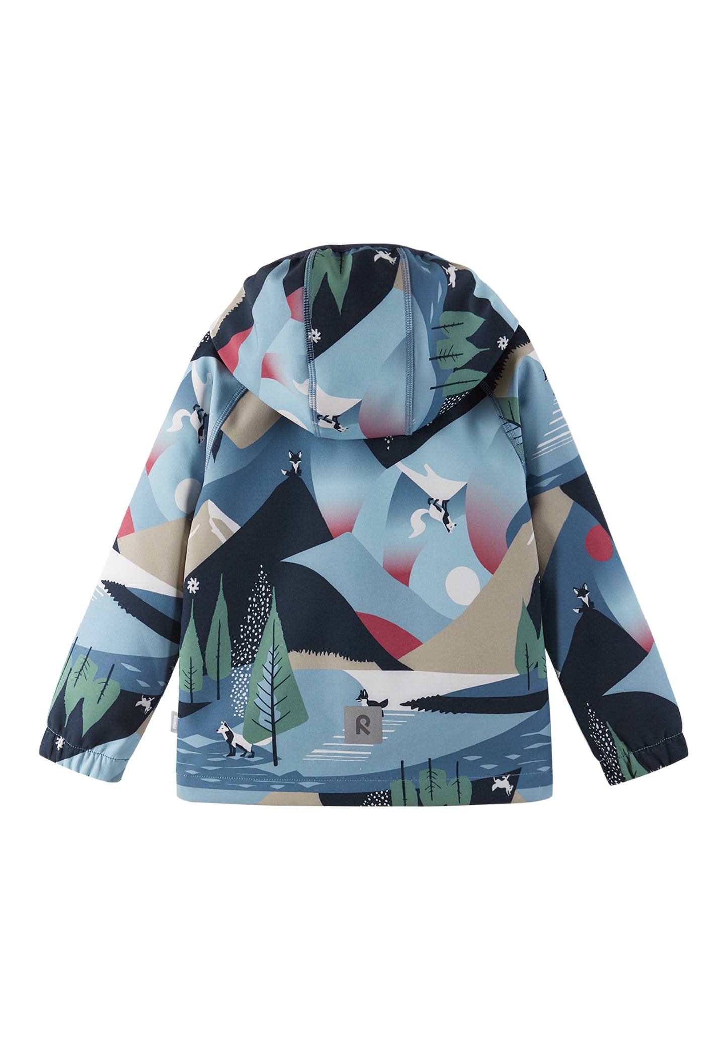 Reima Softshell-Jacke Vantti Blue Ocean Rückansicht