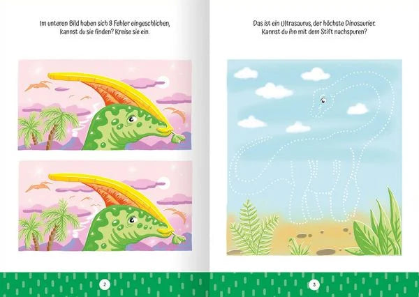 Einblick in das Buch Ruckzuck weggewischt! Dinosaurier von arsEdition
