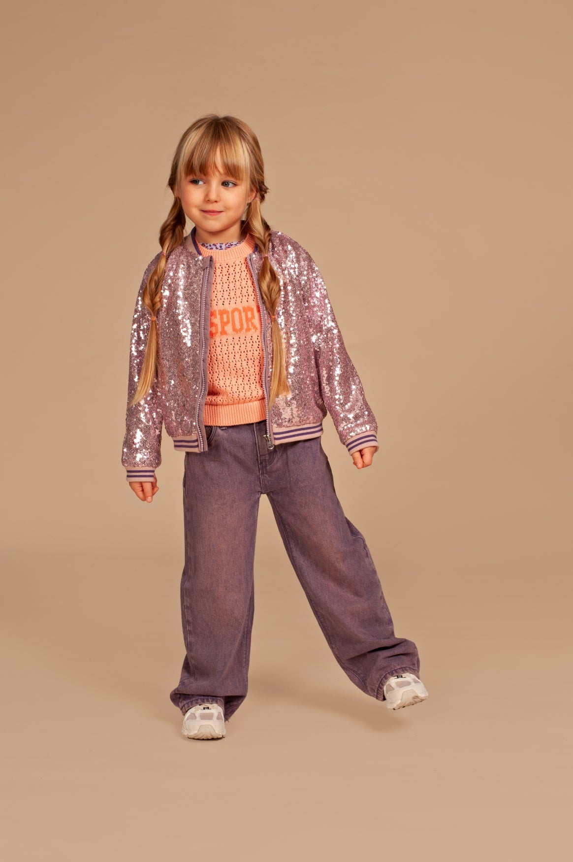 Stains & Stories Weite Jeans grape, erhältlich bei Bärechind