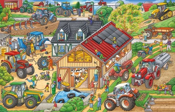 Traktor Wimmelbuch vom Wimmelbuch Verlag, erhältlich bei Bärechind