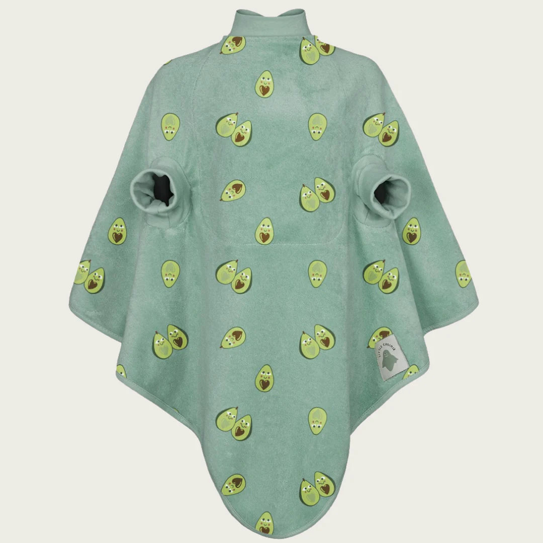 Wasserdichtes Lätzchen Boo Avo Amore mit Avocado Print von Little Casimir im Bärechind Winterthur Schweiz.