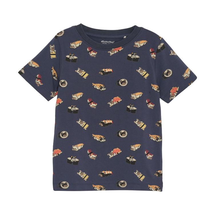 T-shirt SS AOP Hunde-Sushi