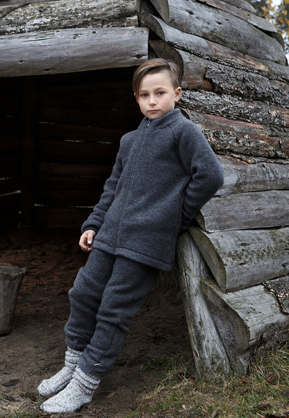 Wolle Hose, navy