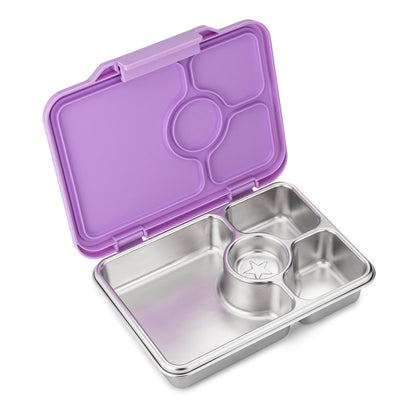 Yumbox Prêt Bento — Wasserdichter Bento aus Edelstahl — Lavande Purple