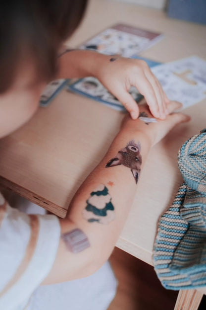 Tattoo Fuchs und Eichhörnchen
