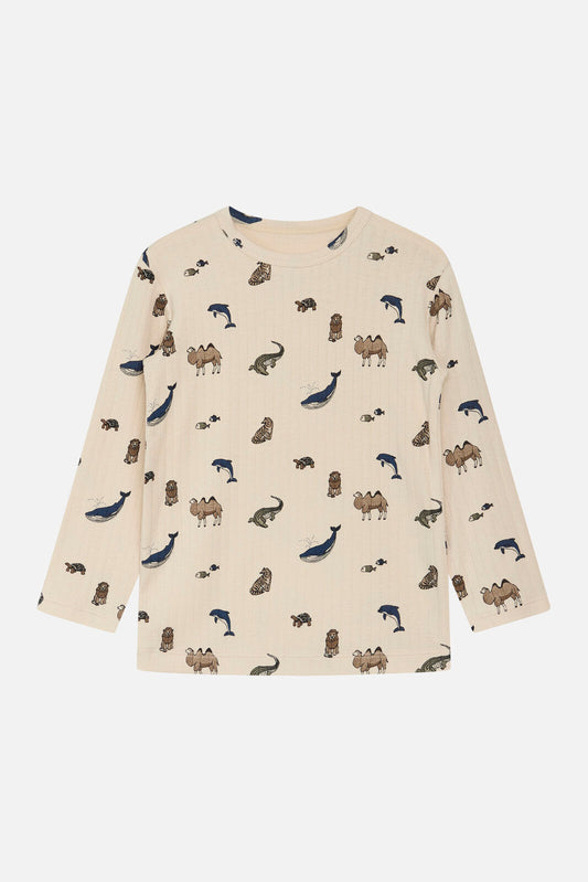 Austin Bambus T-Shirt mit Tierprint