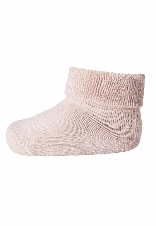 Baumwollsocken flauschig rose