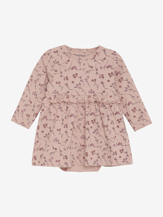 Dress LS AOP, Misty Rose