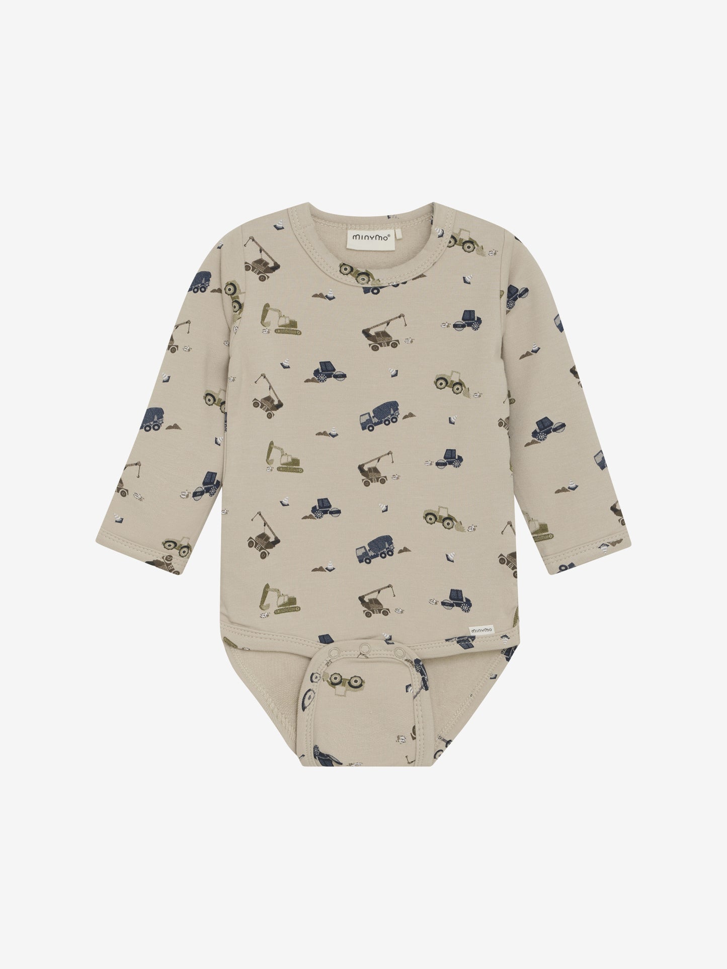 Body LS AOP Sweat, Brown
