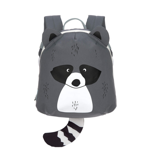 Kindergartenrucksack Tiny Waschbär, grau