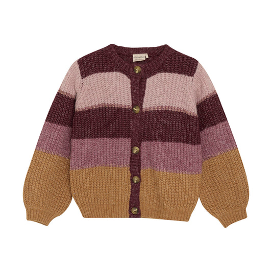 Strickjacke Colorblock