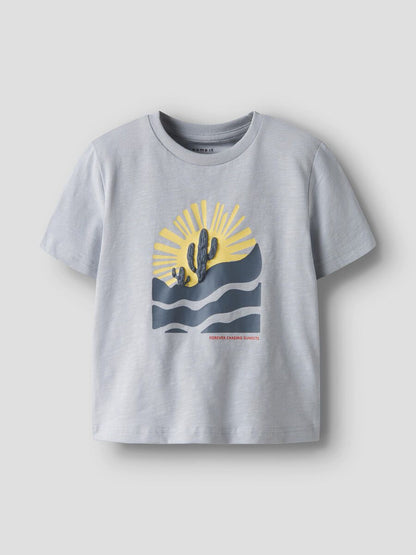 T-Shirt, Pearl Blue