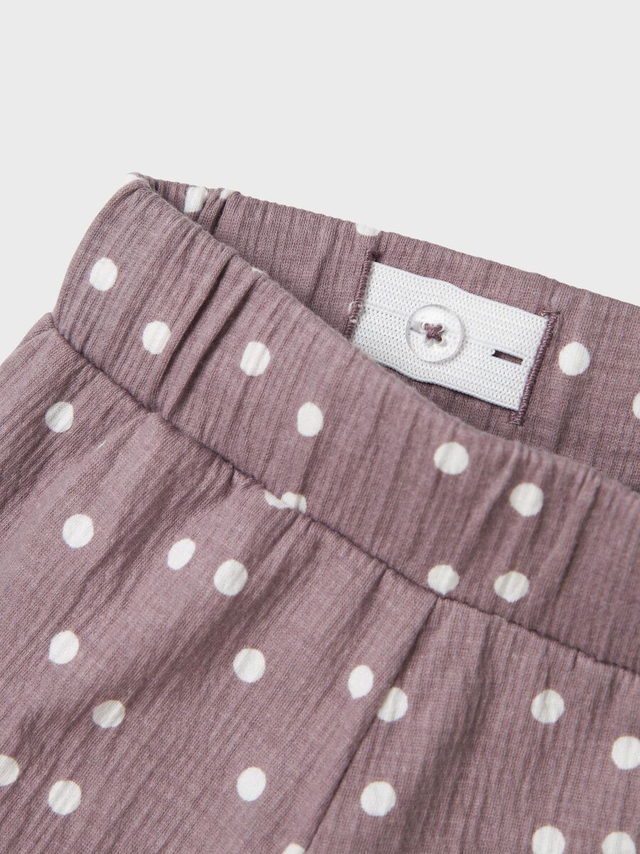 Hose PokaDots, Purple Dove