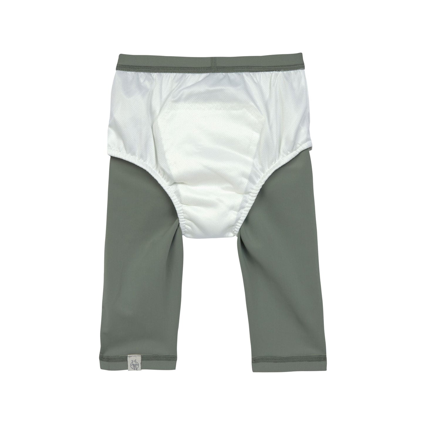 Badehose Baby Kurz (UV-Schutz & Windel), Oliv