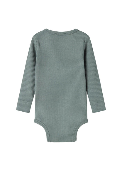 Langarmbody Modalbody, Dusty Green