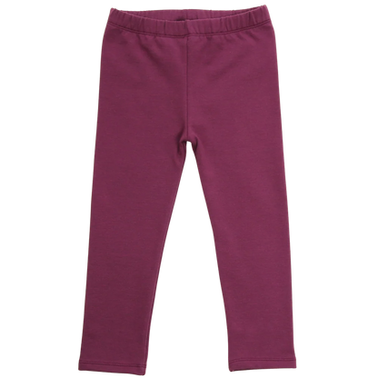 Gefütterte Leggings, Aubergine