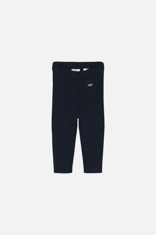 Wolle Hose - Lui, navy