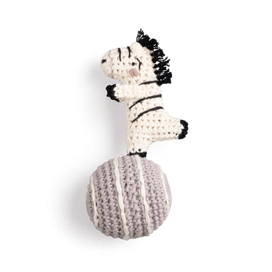 Häkel-Rassel, Zebra