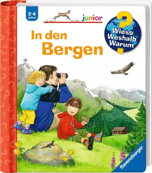 Kinderbuch In den Bergen aus der Reihe Wieso Weshalb Warum im Bärechind Winterthur Zürich Schweiz.