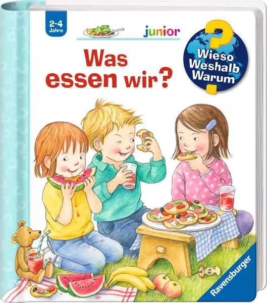 Kinderbuch Was essen wir aus der Reihe Wieso Weshalb Warum im Bärechind Winterthur Zürich Schweiz.