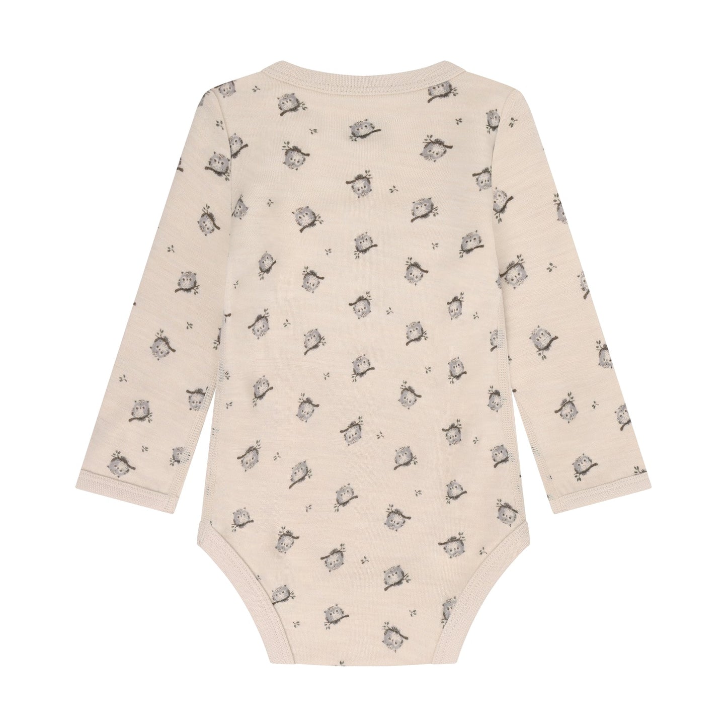 CeLaVi Body Baby mit Eulenprint in Mocha Meringue, Rückansicht