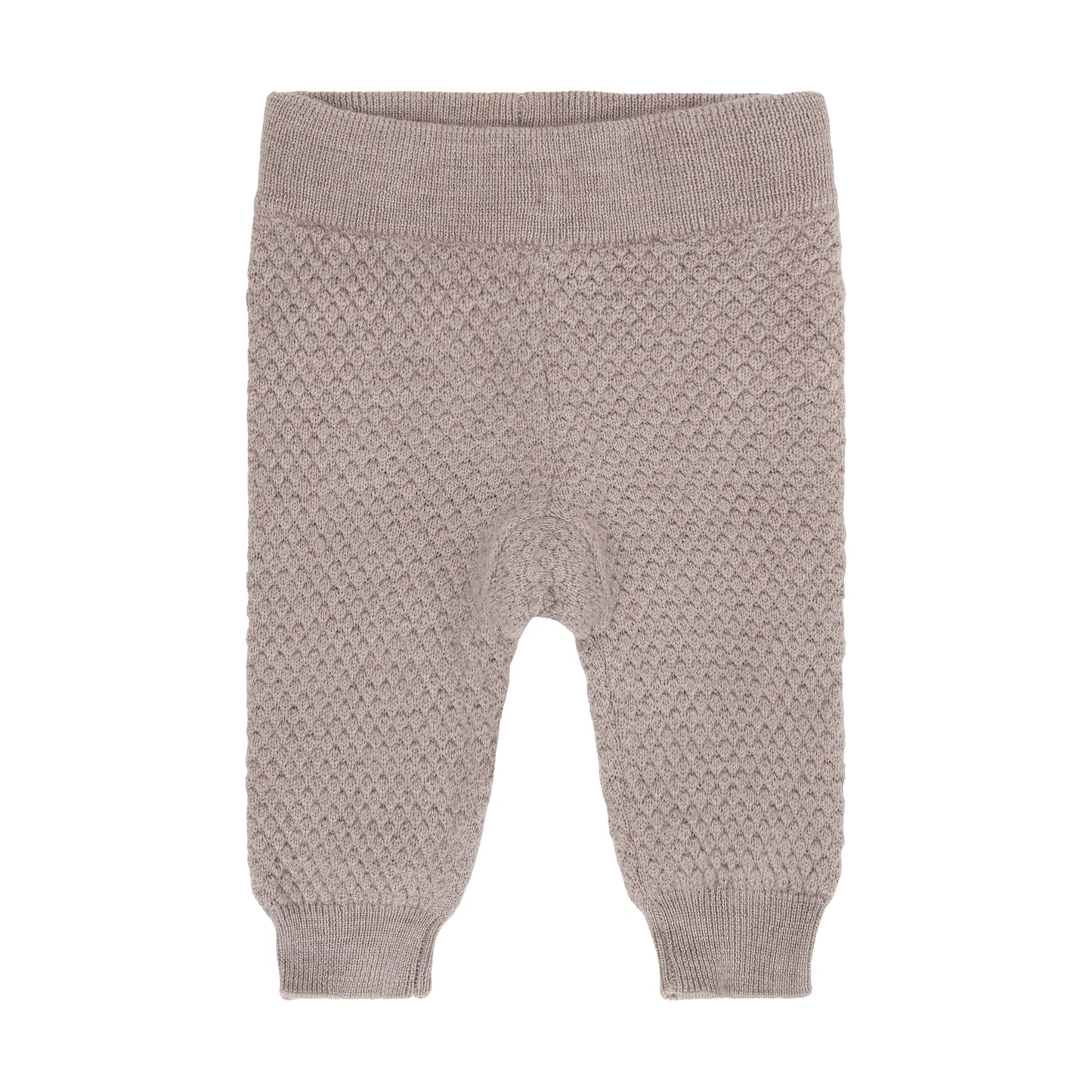 CeLaVi Merino Leggings Baby in Mocha Meringue Melange, Vorderansicht