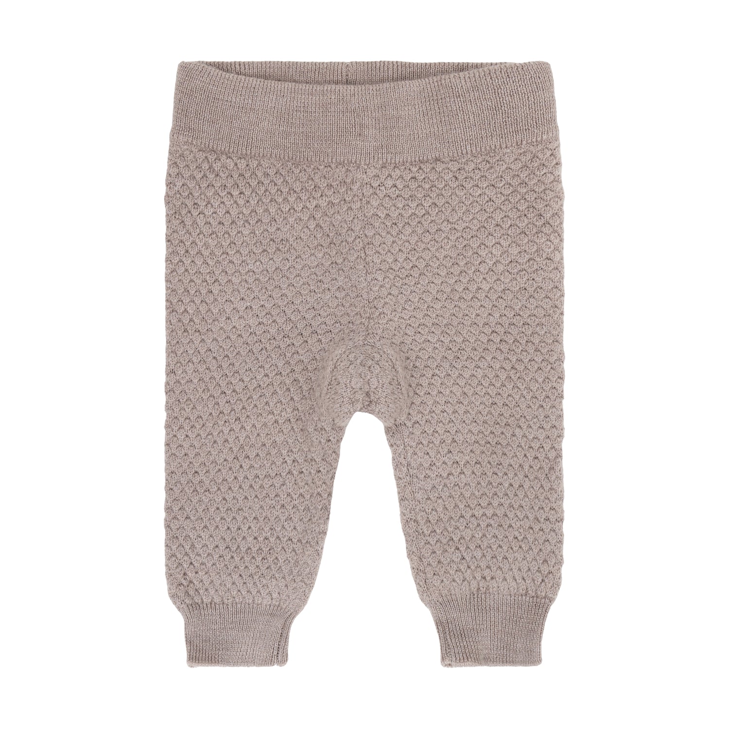 CeLaVi Merino Leggings Baby in Mocha Meringue Melange, Vorderansicht