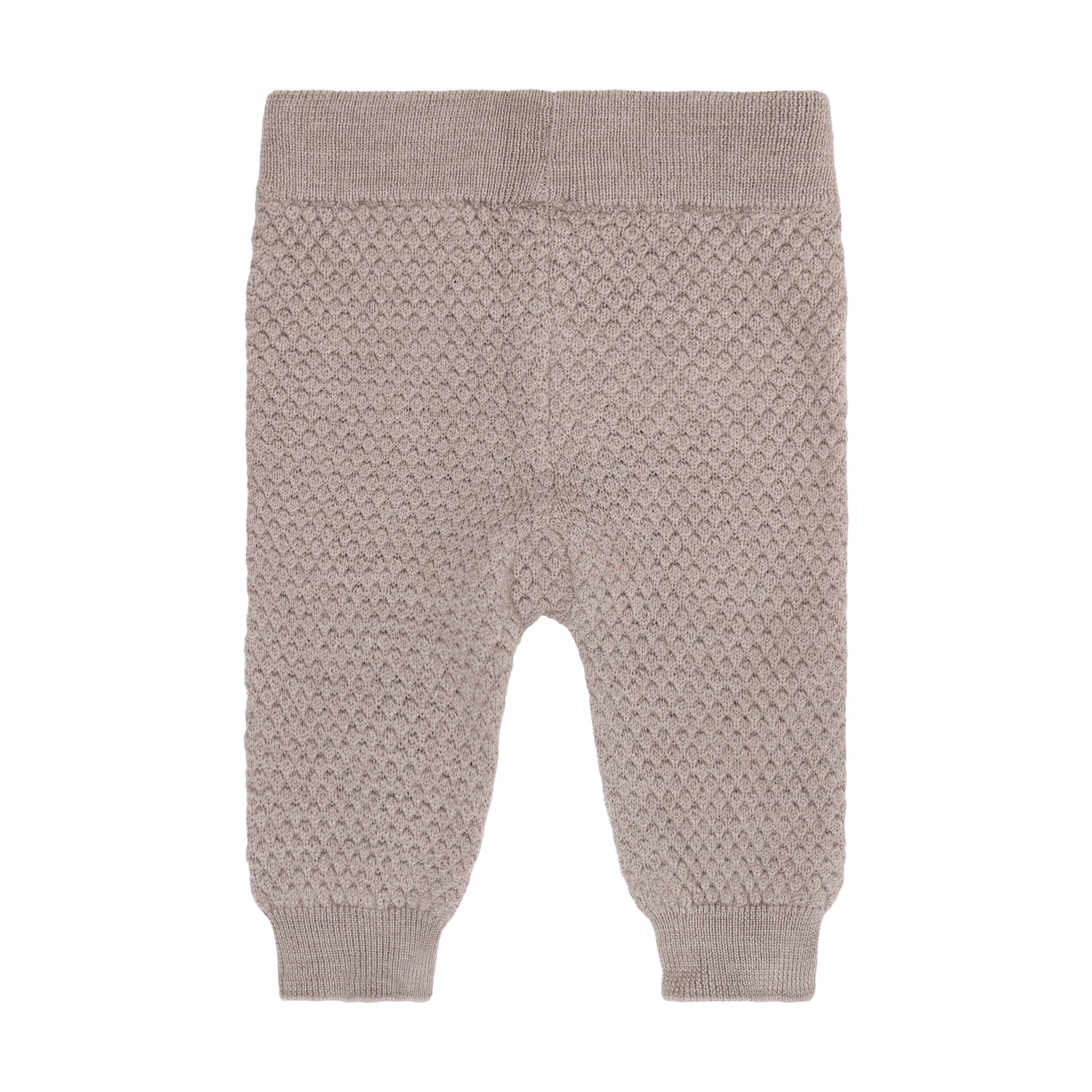 CeLaVi Merino Leggings Baby in Mocha Meringue Melange, Rückansicht
