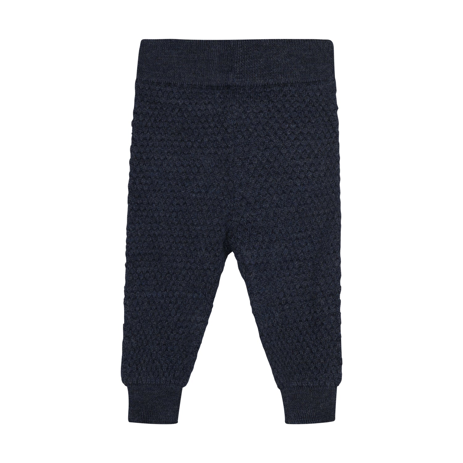 CeLaVi Merino Leggings Baby in Ombre Blue Melange, Rückansicht