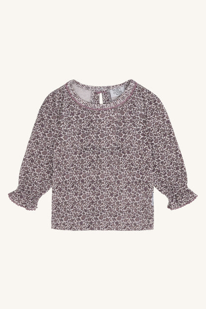 Ariella T-shirt, Blumen lila