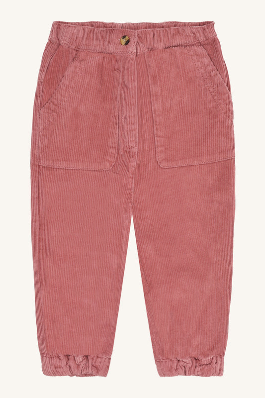 Tammy solid corduroy, Dry rose