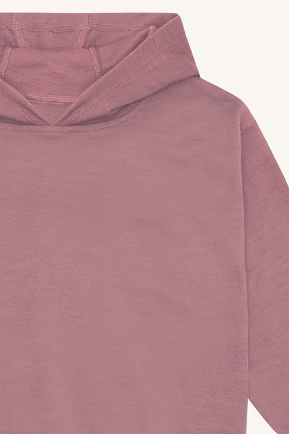 Sanu Hoodie, Pale Mauve