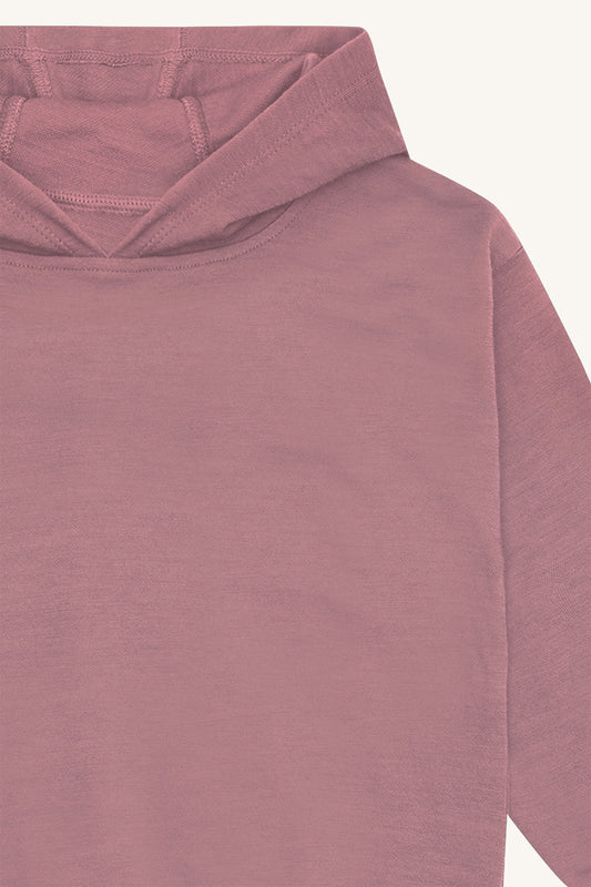 Sanu Hoodie, Pale Mauve