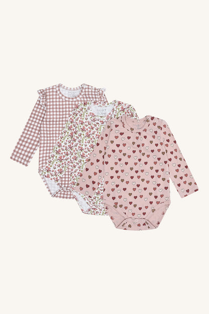 Bella Little Check, Adobe Rose